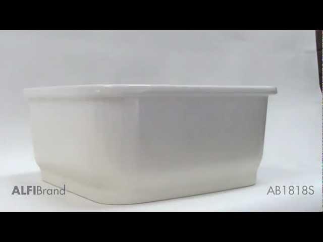 18 Inch Fireclay Bar Sink For Undermount Installation - AB1818S