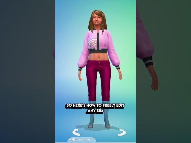 How To Edit Any Sim
