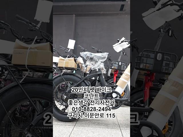 #20인치펫전기자전거 #코난트전기자전거 #좋은생각전기자전거