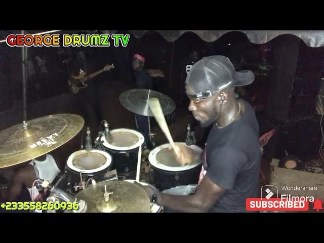 The Youngest HiLife Drummer Ever George Drumz With Sweet Jamming With Diwomere Band