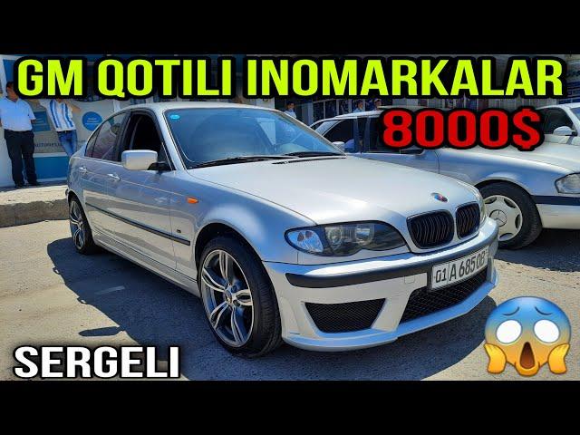 SERGELIDAN ARZON INOMARKALAR. BMW, LEXUS, HONDA, KIA CARNIVAR NARXLARI