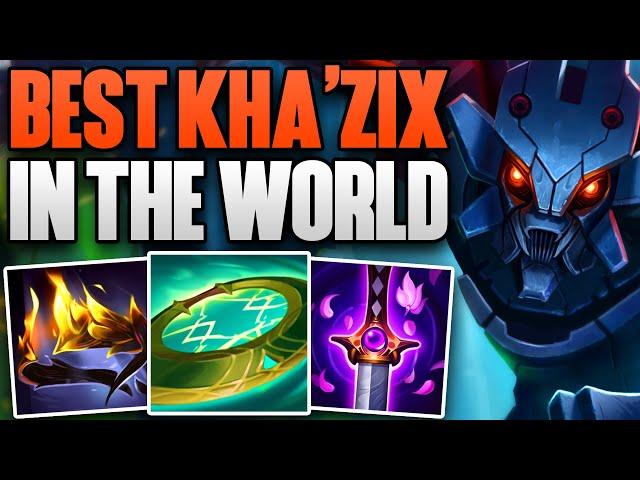 BEST KHA'ZIX IN THE WORLD CARRIES HIS TEAM! | CHALLENGER KHA'ZIX JUNGLE GAMEPLAY | Patch 14.23 S14