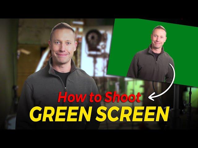 Light and Shoot Perfect Green Screen Footage