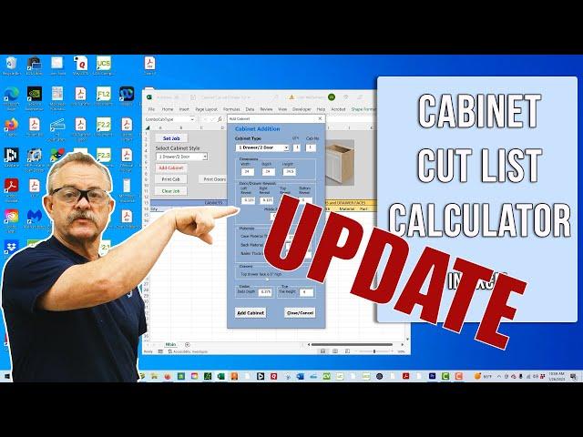 Cabinet Calculator Update October 2023