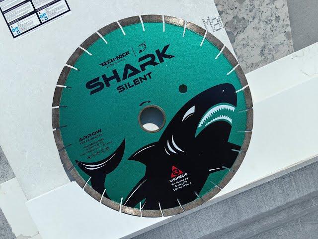 Как работает алмазный диск Tech-Nick SHARK Silent на кварцевом агломерате