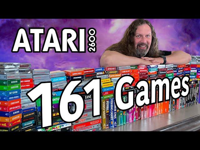 My Atari 2600 Game Collection (161 Games: Uncommon, $$$ & Hidden Gems)