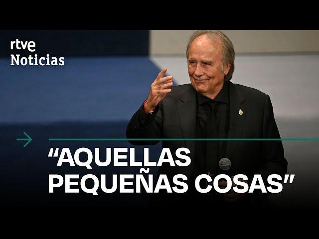 PREMIOS PRINCESA DE ASTURIAS 2024: JOAN MANUEL SERRAT sorprende CANTANDO tras su DISCURSO | RTVE