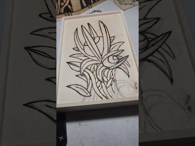 WIP Eye Buds Woodburning. #horror #plants #art #dark #creepy #goth #growth #eyes