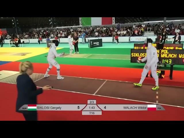 Euro Champs 2025 SME - L16 - Gergely Siklosi HUN v Wiktor Walach POL