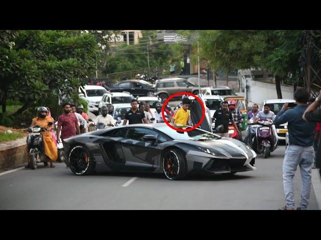 Wrapped Lamborghini Crazy Driver | Acceleration | INDIA