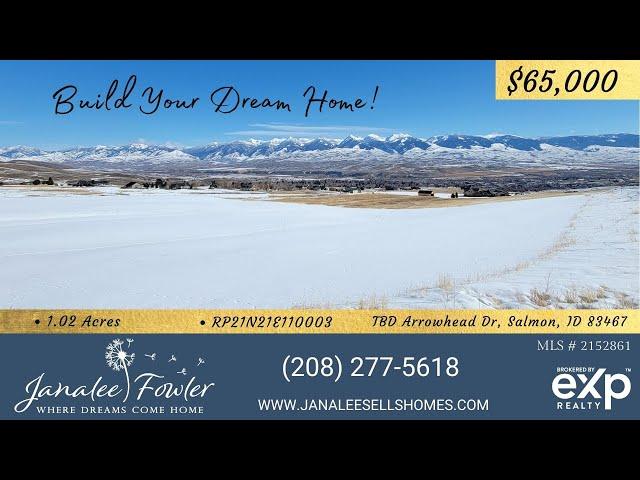 SOLD - 2023 ... Land Listing in Salmon Idaho - Build Your Dream Home Today!