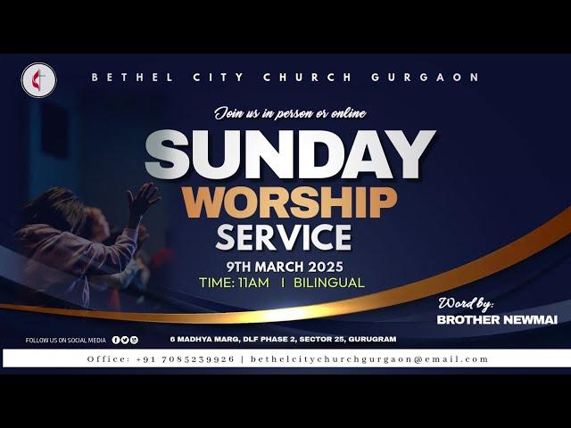 9th March '25 | Sunday Bilingual Service | BCC Gurgaon