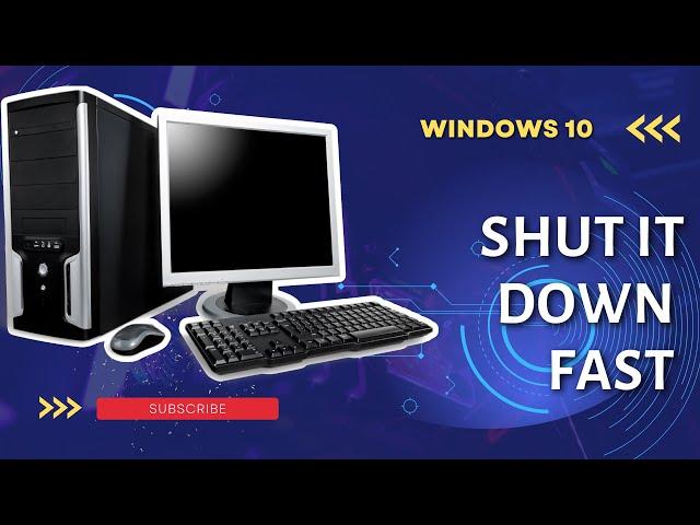 Shutdown Keyboard Shortcut For Windows 10