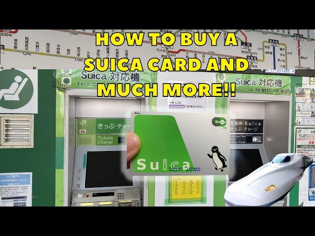 This is how and where to buy a SUICA in Japan