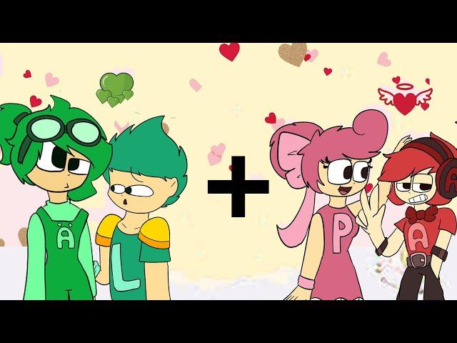 All Love in Alphabet Lore - but Art (Alphabet Lore Couple) - Alphabet Love (New Compilation 6)