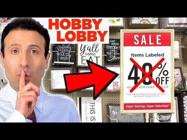 10 Shopping SECRETS Hobby Lobby Doesn't Want You To Know!