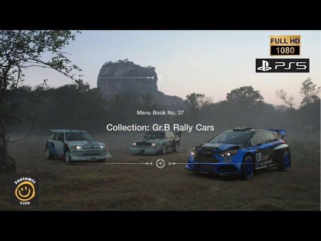 GT7 Menu Book 37 Collection Gr B Rally Cars | PS5 Gameplay | 1080P