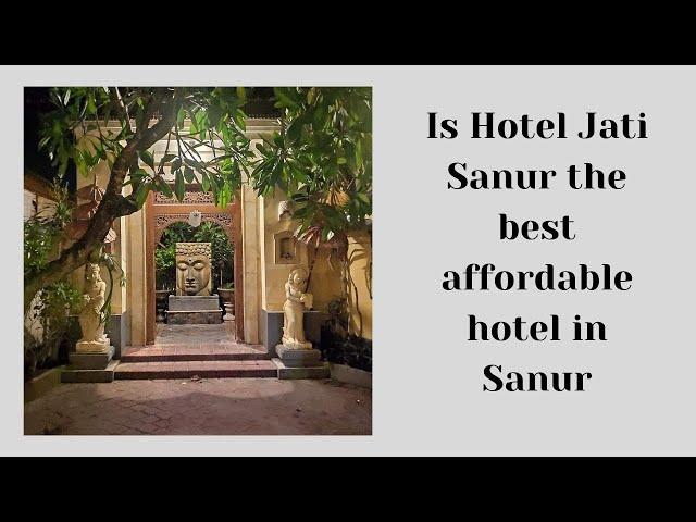 Looking for the best affordable hotel in Sanur Bali?