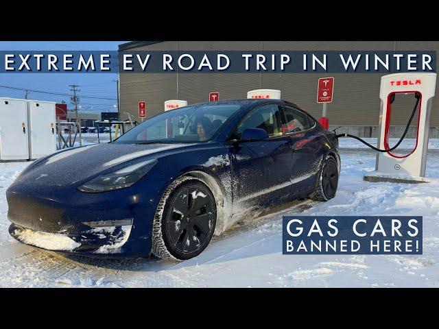 My Canadian Winter EV Road Trip In Québec! | Can My EV Handle 1500km Of Brutal Conditions?