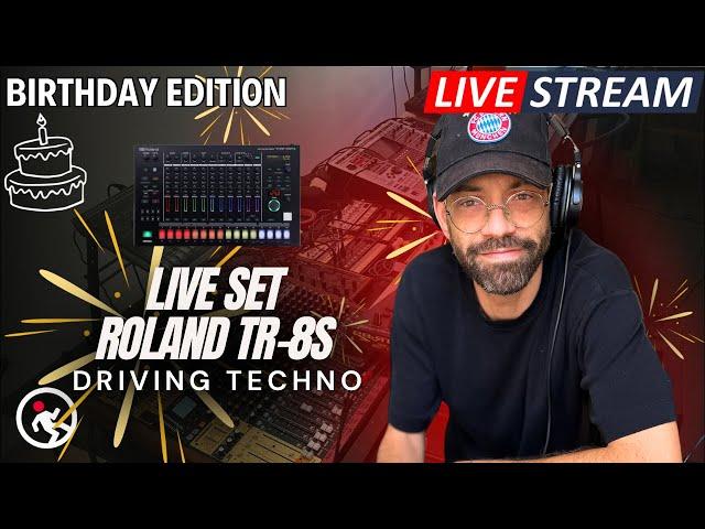 [TR-8s] Driving Techno Birthday Set – Don’t Miss Out, Join the Tribe & Celebrate with Super Chats!