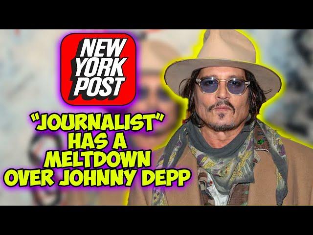 "Journalist" has a MELTDOWN over Johnny Depp exhibit