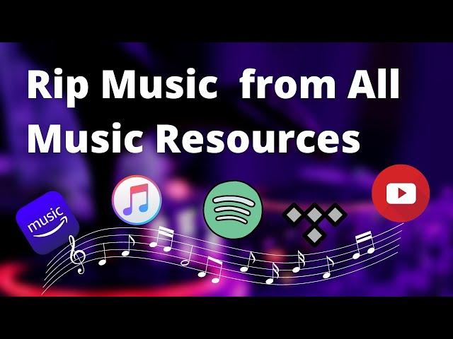 Best Way to Rip Music from All Music Resources - Free Download Streaming Music with AudiCable