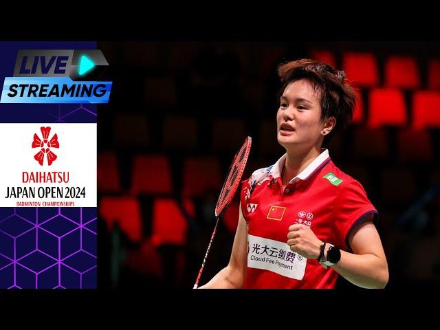 LIVE - Wang Zhi Yi (CHN) vs Busanan (THA) Japan Open 2024 I Live Badminton Scornesia