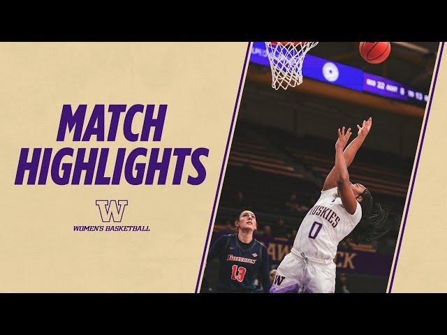 Washington 62, Cal State Fullerton 58 | Huskies Highlights