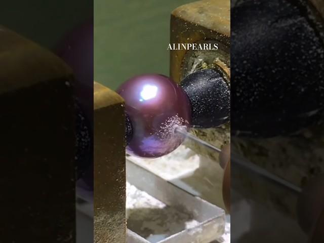 make pearl necklace process#pearls #necklace #pearljewelry #shorts#jewellery #clam