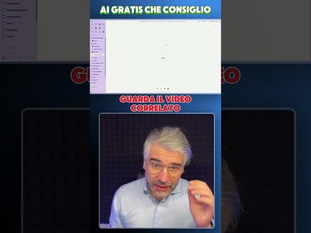 AI GRATIS che consiglio #shorts - GUARDA il Video Integrale