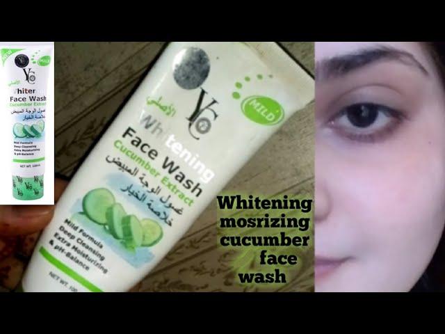 YC Whitening Face Wash Cucumber (Extract) deeply cleanses your face extra Moisturizing #ycproduct