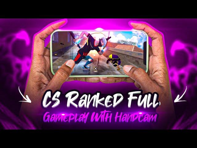 CS Ranked Full Gameplay With Handcam For First TimeIphone 14 Pro Max️