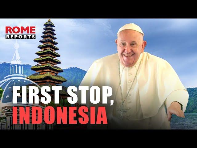  INDONESIA |  First stop, Indonesia: Francis departs Vatican for longest trip of his pontificate