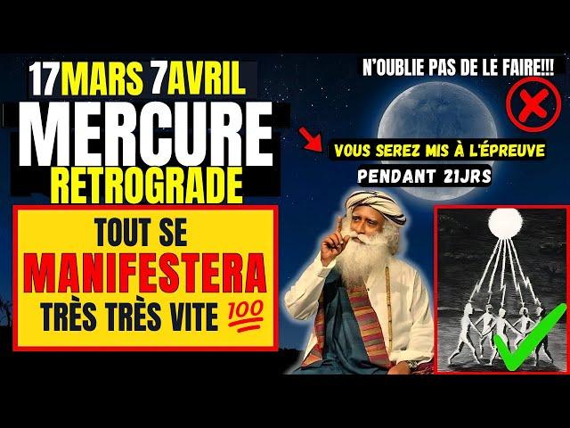 ️ALERTE ! Mercury Rétrograde Mars 2025 A COMMENCÉ | L'Univers Vous Envoie Des Tests Majeurs