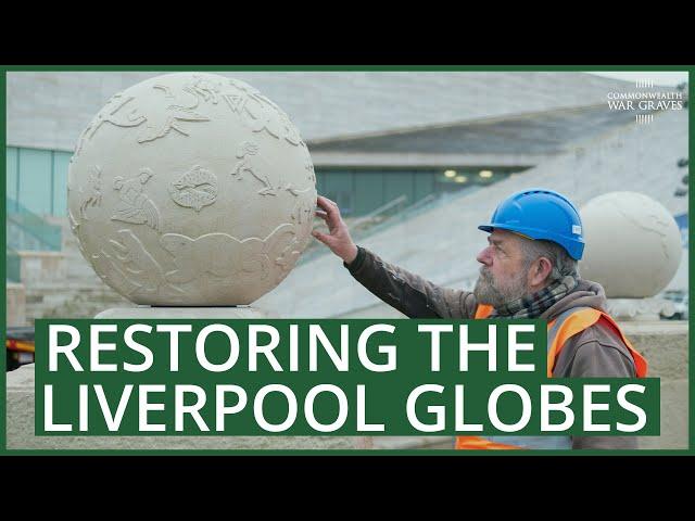 Restoring the Liverpool Globes | Commonwealth War Graves Commission | #CWGC