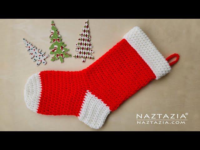 How to Crochet Christmas Stocking DIY Tutorial and Pattern for Easy and Quick Gifts