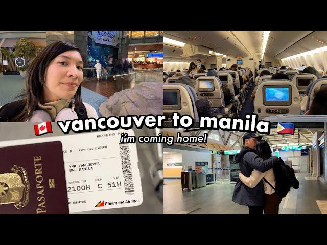 I'm coming home!!! | Canada to Philippines travel vlog