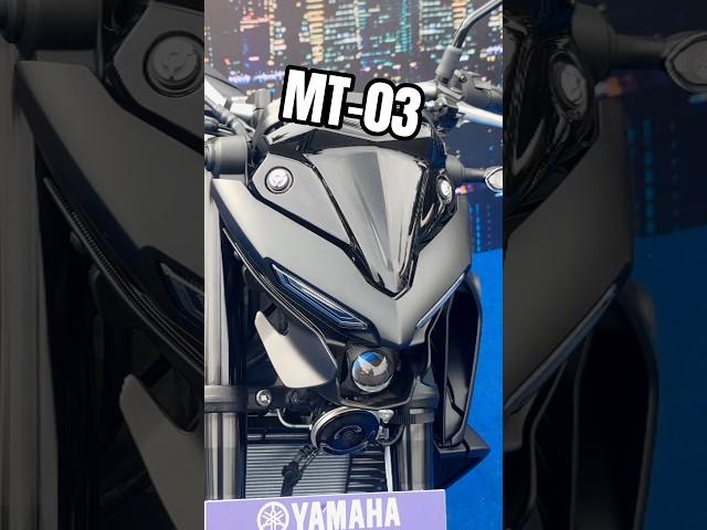 Street Predator: The Naked Twin Yamaha MT-03 Walkaround #motorcycle #shorts