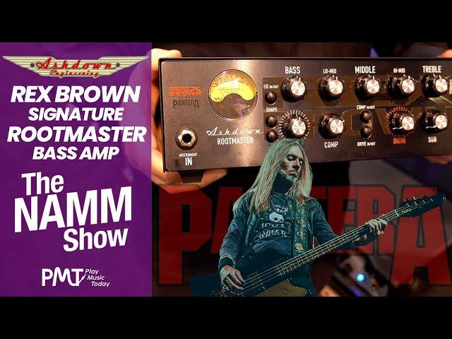 NEW Rex Brown Signature Ashdown Bass Head - Take Your Bass Tone To A NEW LEVEL! - NAMM 2025