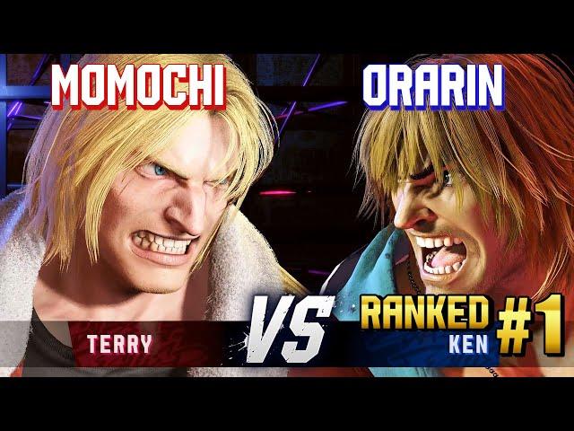 SF6 ▰ MOMOCHI (Terry) vs ORARIN (#1 Ranked Ken) ▰ High Level Gameplay