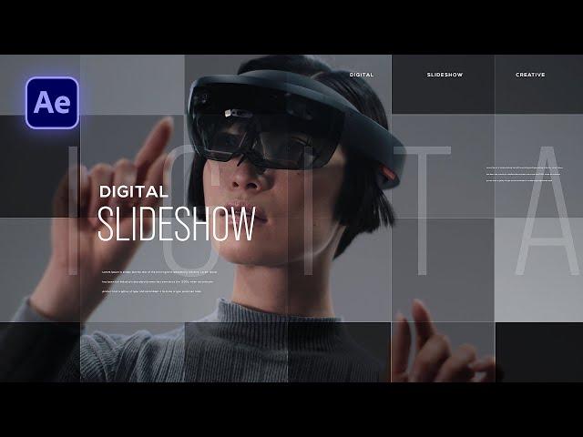 After Effects Tutorial: Digital Slideshow in After Effects | Free Project