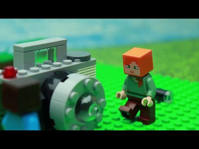 LEGO Stop Motion Animation Compilation - Minecraft - Hantube toy