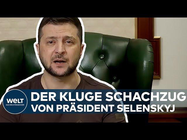 KRIEG IN UKRAINE: Der kluge Schachzug von Präsident Wolodymyr Selenskyj