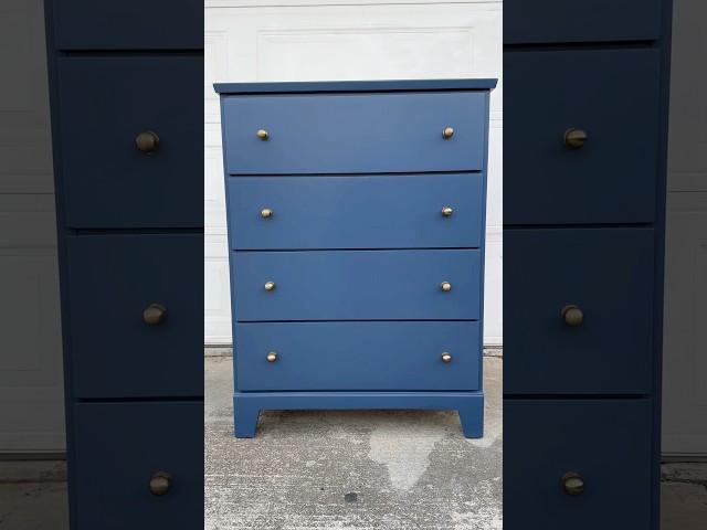 How to refinish PAINTED furniture! Check it out and lemme know what you think of this dresser 