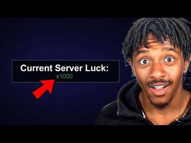 I Joined A x1,000 LUCK Server In Roblox Fisch