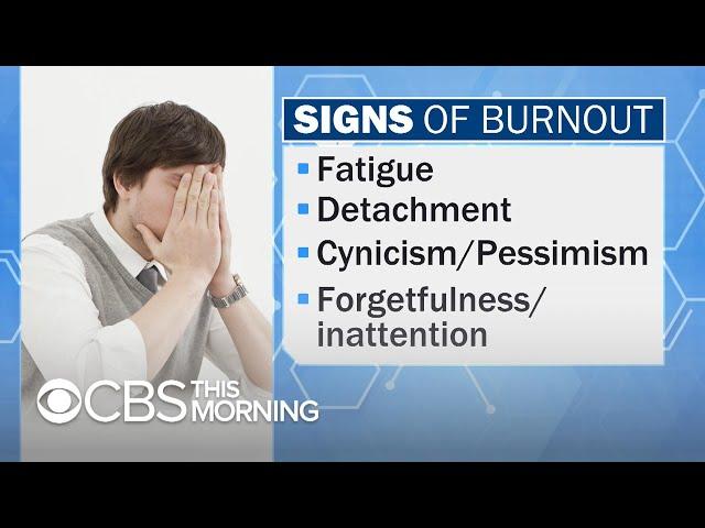 How to know when you're suffering from workplace burnout