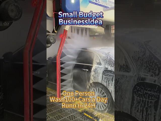 Contactless car wash with 24-hour efficiency#carwash  #carwashing