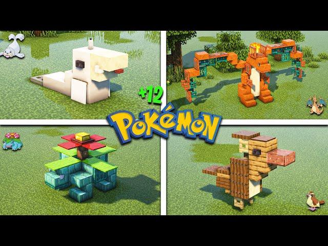 12 POKEMON Build Hacks in Minecraft | JMOX BUILD️