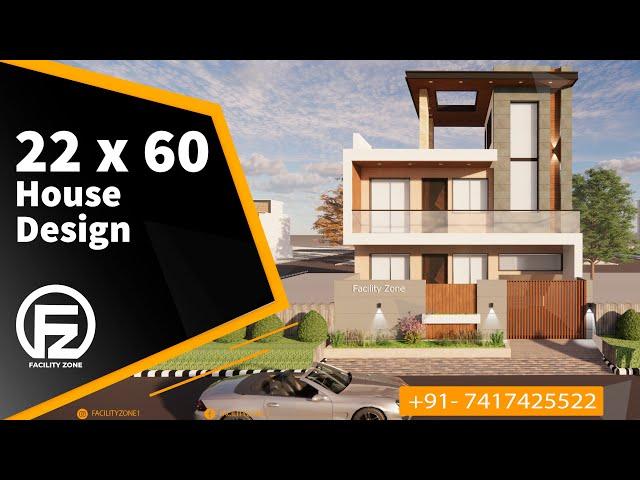 22 X 60 House Design | Facility Zone