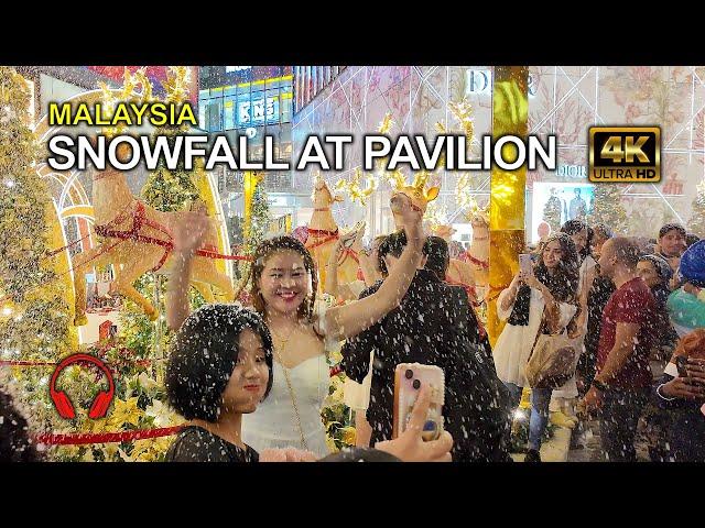 Christmas in Malaysia - Snowfall at Pavilion Kuala Lumpur 2024 